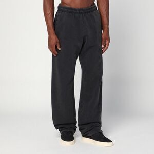 Entire Studios Washed Black Cotton Jogging Pants Men